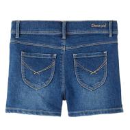 Short Bleu foncé Fille Name it Salli vue 2