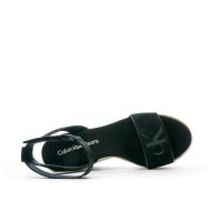 Sandales Compensées Noires Femme Calvin Klein Jeans Wedge Sandal vue 4