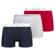 x3 Boxers Blanc/Rouge/Marine Homme Tommy Hilfiger Trunk