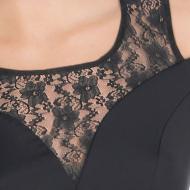Robe Noir/dentelle Femme Guess Sophia vue 3