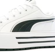 Baskets Blanc/Noir Plateforme Femme Puma Kaia 2.0 vue 7