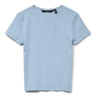 T-shirt Bleu Clair Femme Vero Moda Chloe vue 3
