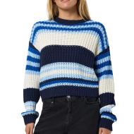 Pull en Maille Bleu Femme Noisy May Charlie