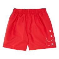 Short de bain Rouge Garçon Nike 4 Volley614 pas cher