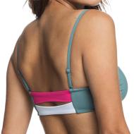 Haut de maillot de bain Bleu/Rose Femme Roxy Swim In Love vue 2