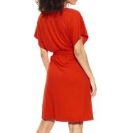 Robe Orange Femme Garcia vue 2