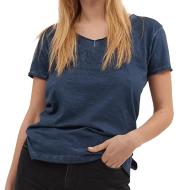 T-shirt Marine Femme Von Dutch Aspect