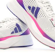 Chaussures de running Blanches/Violettes Fille Adidas Adizero Sl vue 7