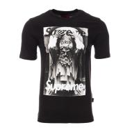T-shirt Noir Homme Supreme Grip God pas cher