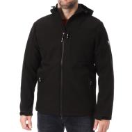 Veste Imperméable Noir Homme RMS26 Softshell Outdoor