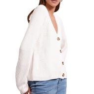 Cardigan Écru Femme Pieces Pcosilla