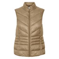 Doudoune sans manche Beige Foncé Femme Vero Moda Sorayasiv
