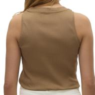 Débardeur Marron Femme Vero Moda Lavender vue 2