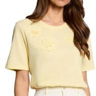 Camiseta amarilla para mujer Morgan DEFI barato