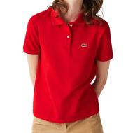 Polo Rouge Femme Lacoste Polo PF7839-240 pas cher