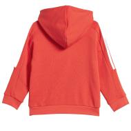 Conjunto de chándal rojo/gris para niño Adidas I Dy Sm Jog ver 2