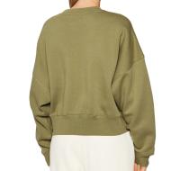 Sweat Kaki Femme Adidas Esential vue 2