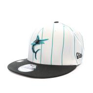 Casquette Blanche/Bleu/Noir Homme New Era Miamar pas cher