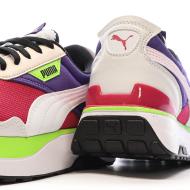 Baskets Violette/Jaune Femme Puma Cruise Rider vue 7