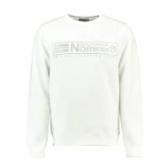 Sweat Blanc Homme Geographical Norway Gantoine