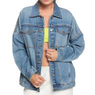 Veste en Jean Bleu Femme Roxy Kelia The Ocean Is Calling pas cher