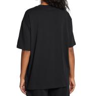 T-Shirt Noir Femme New Balance Stacked vue 2