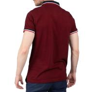 Polo Rouge Homme Deeluxe Drexler vue 2