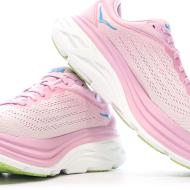 Chaussures running Rose Femme Hoka Bondi 8 vue 7
