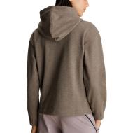 Sweat Marron Femme Calvin Klein Jeans Hoodie vue 2