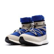 Bota Luna Azul/Blanco/Negro Niño Adidas Alta ver 6