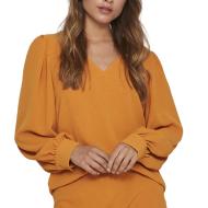 Blouse Jaune Femme Vila Gaja