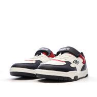Baskets Blanches/Rouges/Marine Garçon Umbro Travys vue 6