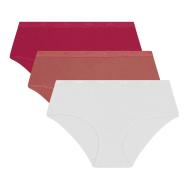 X3 Boxershorts Rosa, Weiß Damen Dim Slip Damen Ecodim günstig