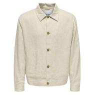 Veste Légère Écru Homme Only & Sons Structure
