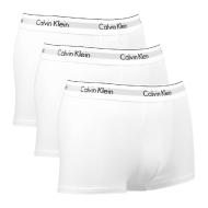 x3 Boxers Blancs Homme Calvin Klein Rise Trunk pas cher