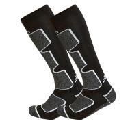 Chaussettes de ski Noires Mixte Cairn Spirit pas cher