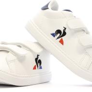 Baskets Blanches Garçon Bébé Le Coq Sportif Courtset Optical vue 7