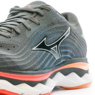 Chaussures de Running Gris Foncé Homme Mizuno Wave Sky 6 vue 7