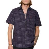 Chemise Marine à Motifs Homme Kaporal KALON pas cher