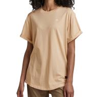 T-shirt Beige/Rose Femme G-Star Raw D16902