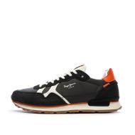 Baskets Noir/Rouge Homme Pepe jeans Brit Fly pas cher