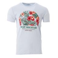 T-shirt Bleu Homme Best Mountain 1006
