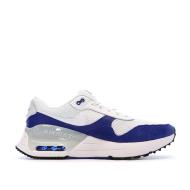Baskets Blanc/Bleu Homme Nike Air Max Systm vue 2