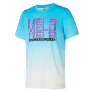 T-shirt Bleu Homme Puma Melo Fade pas cher