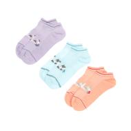 X3 Paires de Chaussettes Orange/Violet/Turquoise Fille Fila pas cher