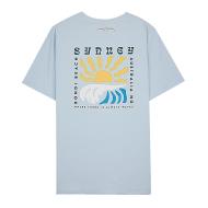 T-shirt Bleu Homme Teddy Smith Sydney vue 2