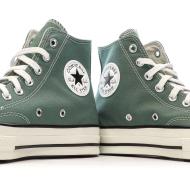 Baskets Vertes Homme Converse Chuck 70 A06521C vue 7