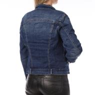 Veste en Jeans Bleu Foncé Femme Monday Premium vue 2