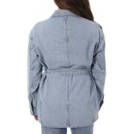 Veste jean Bleu Femme Monday Premium L-3209 vue 2