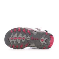 Sandales Grises/Rouges Bébé Kimberfeel Missi vue 5
